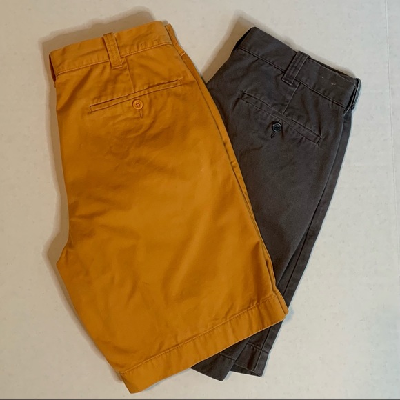 Bundle of 2 EUC J Crew flat-front cotton shorts - Picture 3 of 6